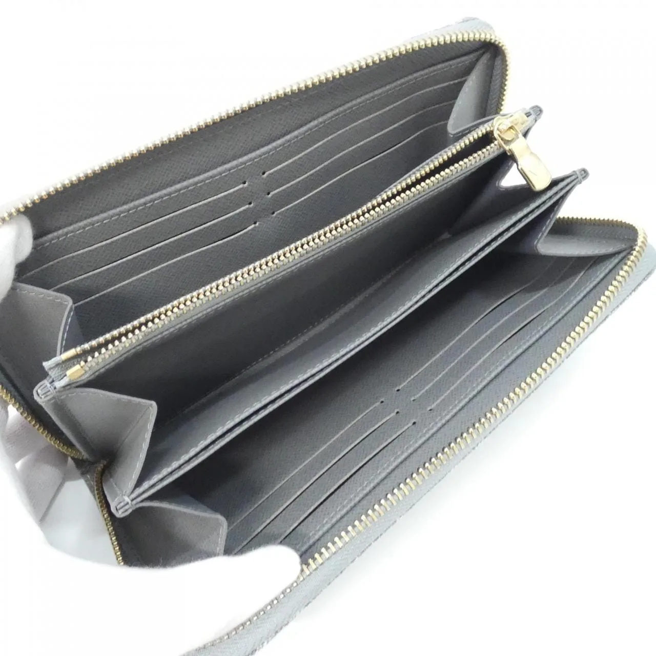 LOUIS VUITTON M13214 銀包 Monogram 灰色 Monogram 中古品A - 縮圖 3