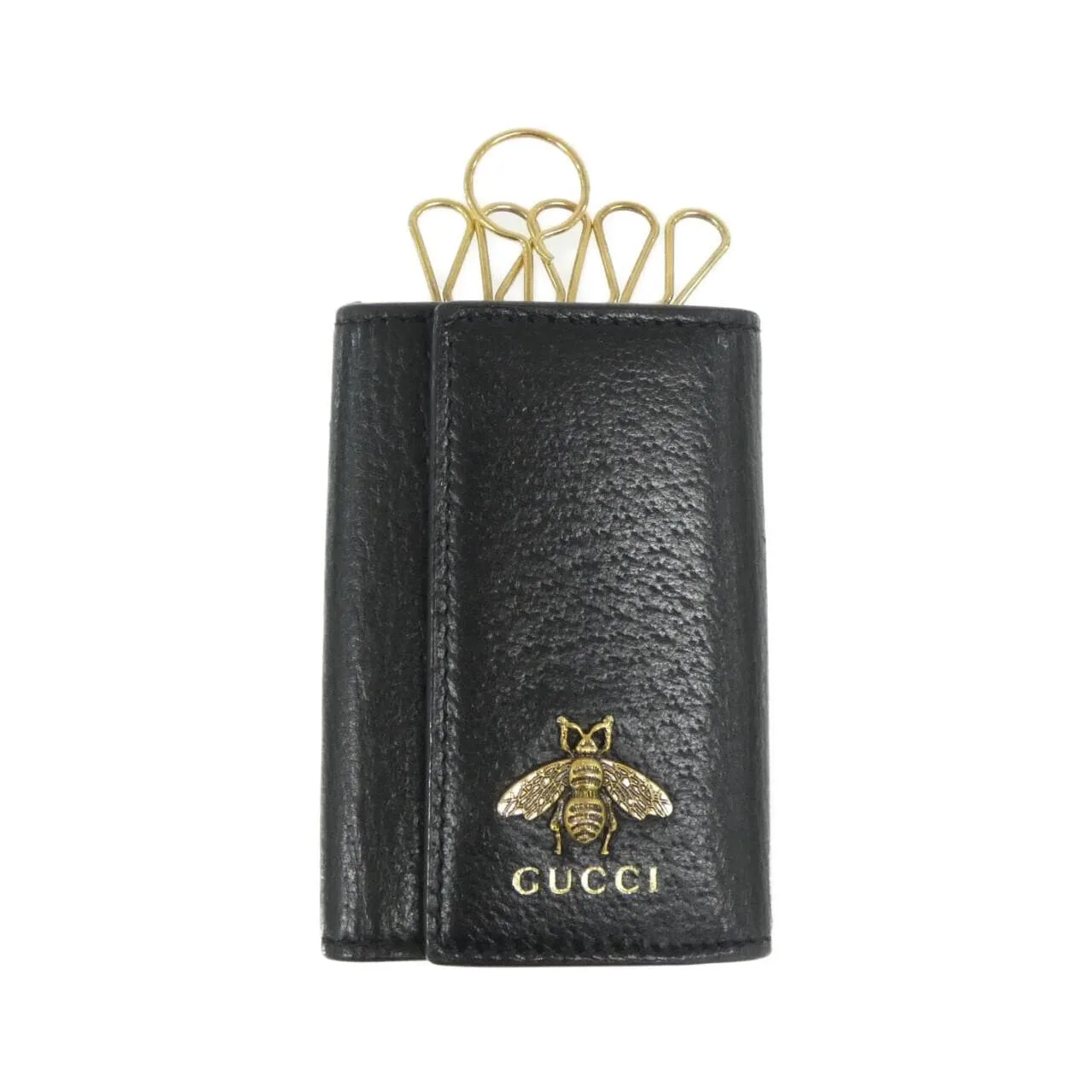 GUCCI 523683 DJ20T Key Case Leather