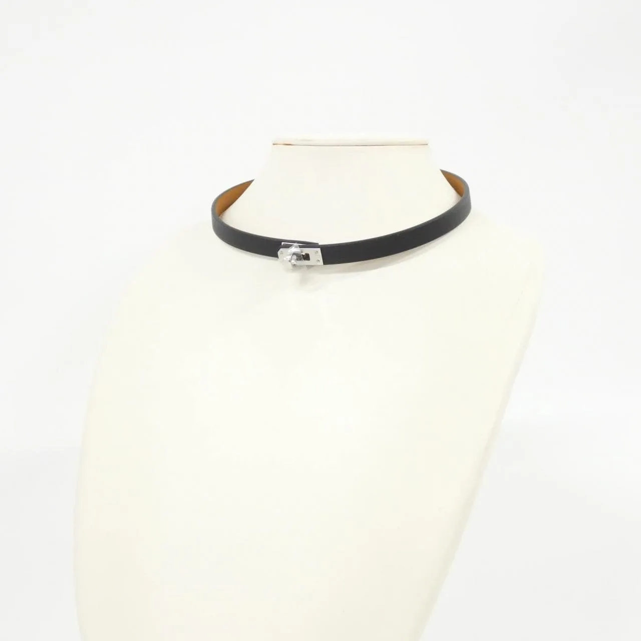 HERMES Kelly 500310FK Accessories Swift Black Swift Leather Rank A - Thumbnail 4