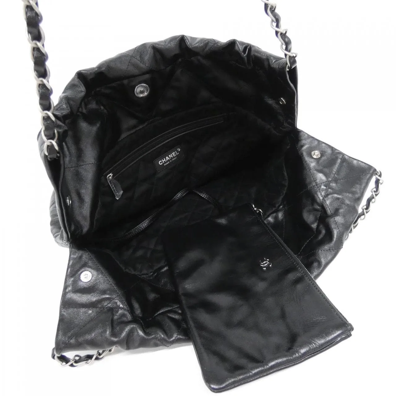 CHANEL Chanel 22 AS3261 Shoulder 黑色 中古品A - 縮圖 6