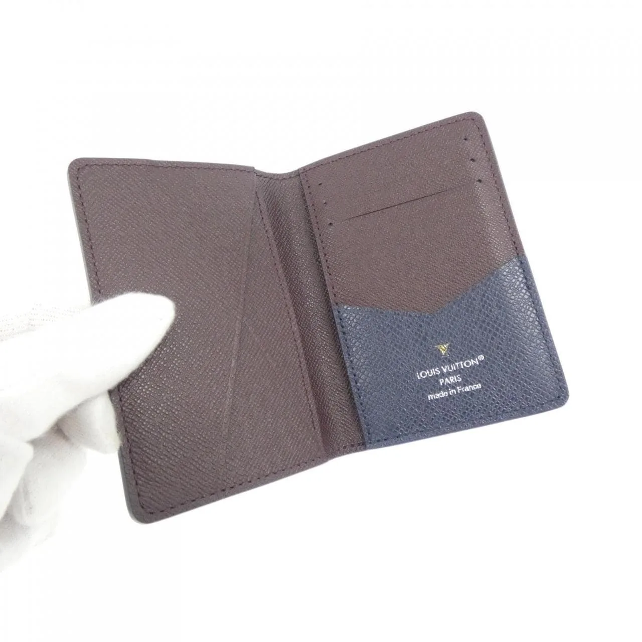 LOUIS VUITTON M25880 卡片套 黑色 中古品A - 縮圖 5