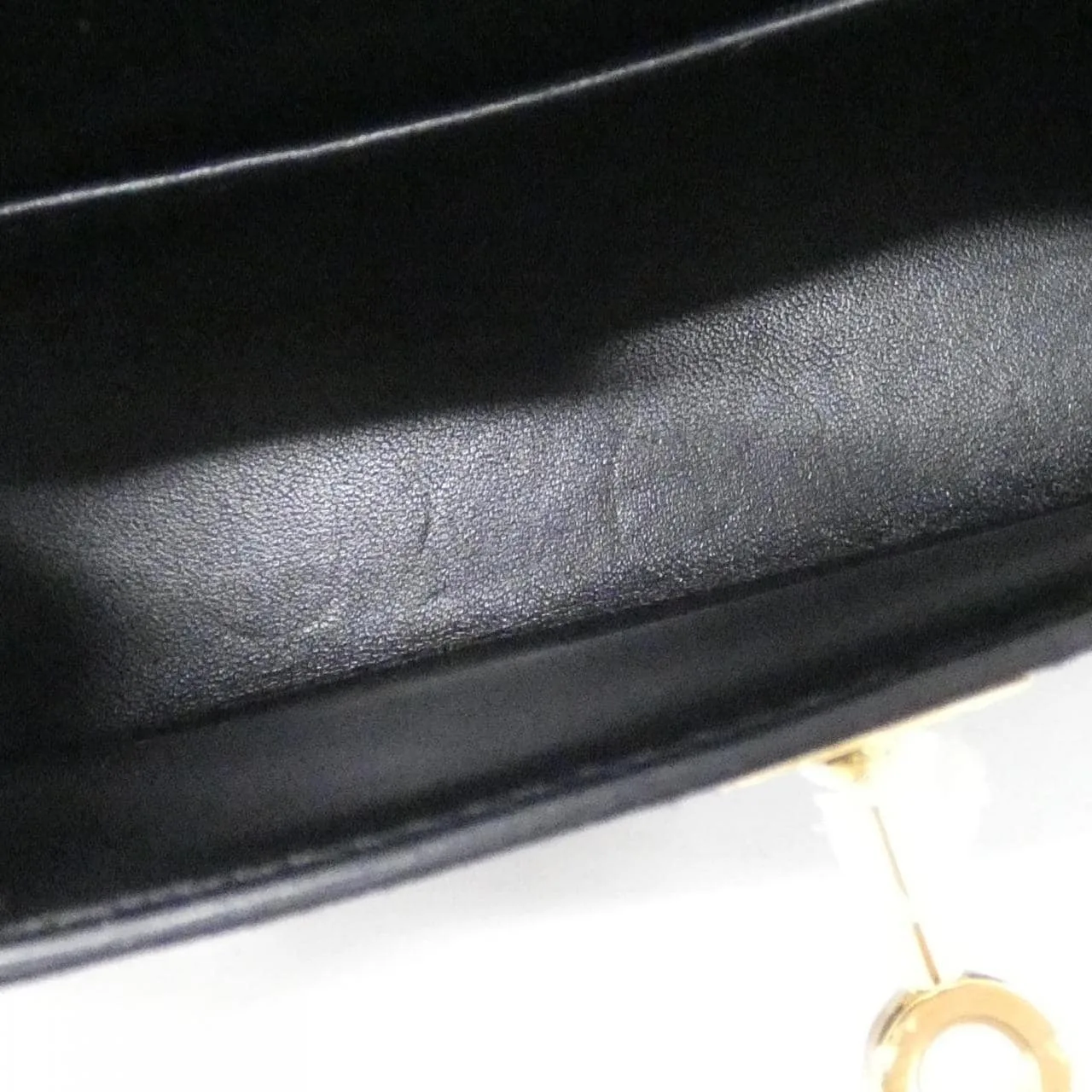 HERMES Kelly 071302CC Handbag Epsom Black Epsom Leather Rank A - Thumbnail 7