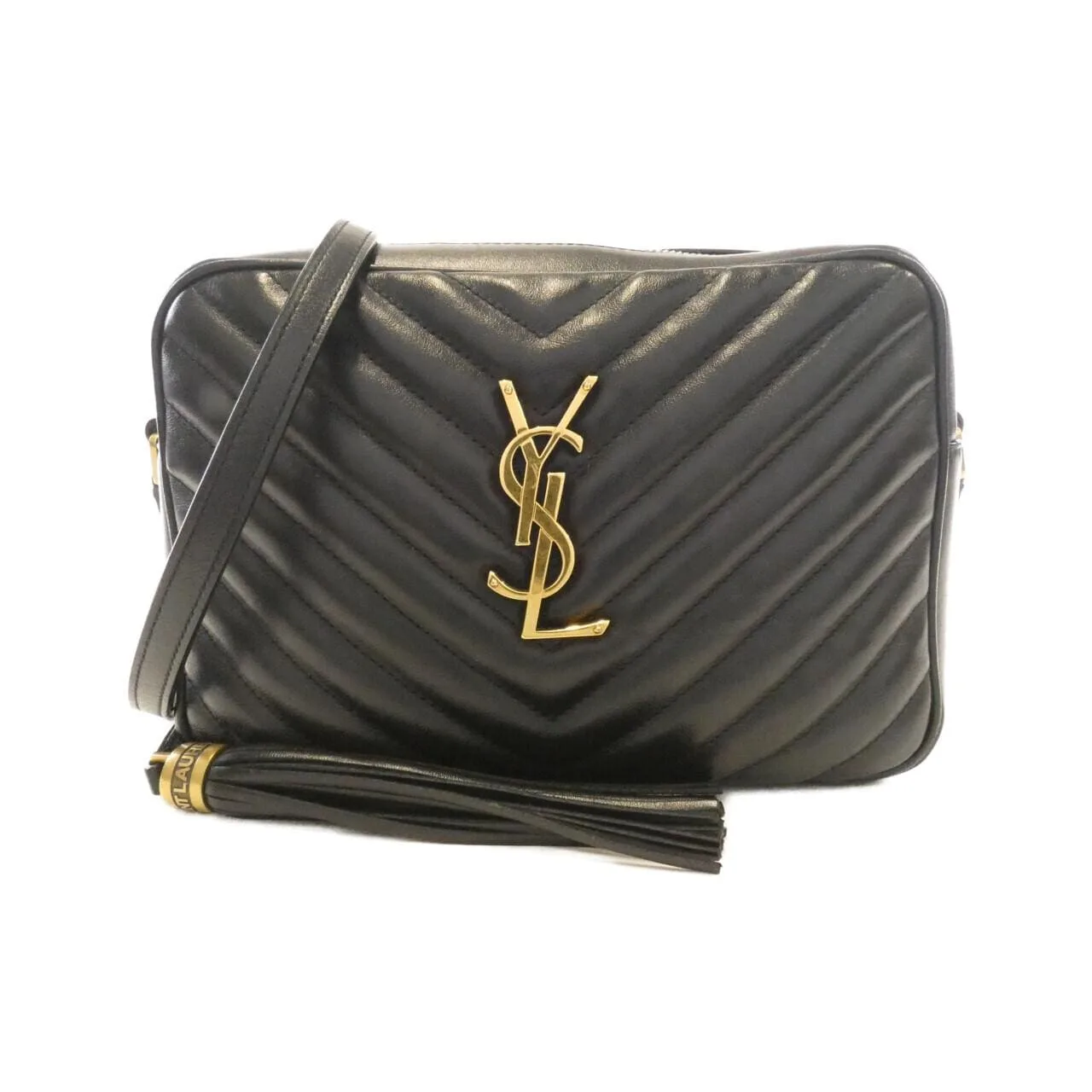 SAINT LAURENT 612544 DV707 Shoulder Black