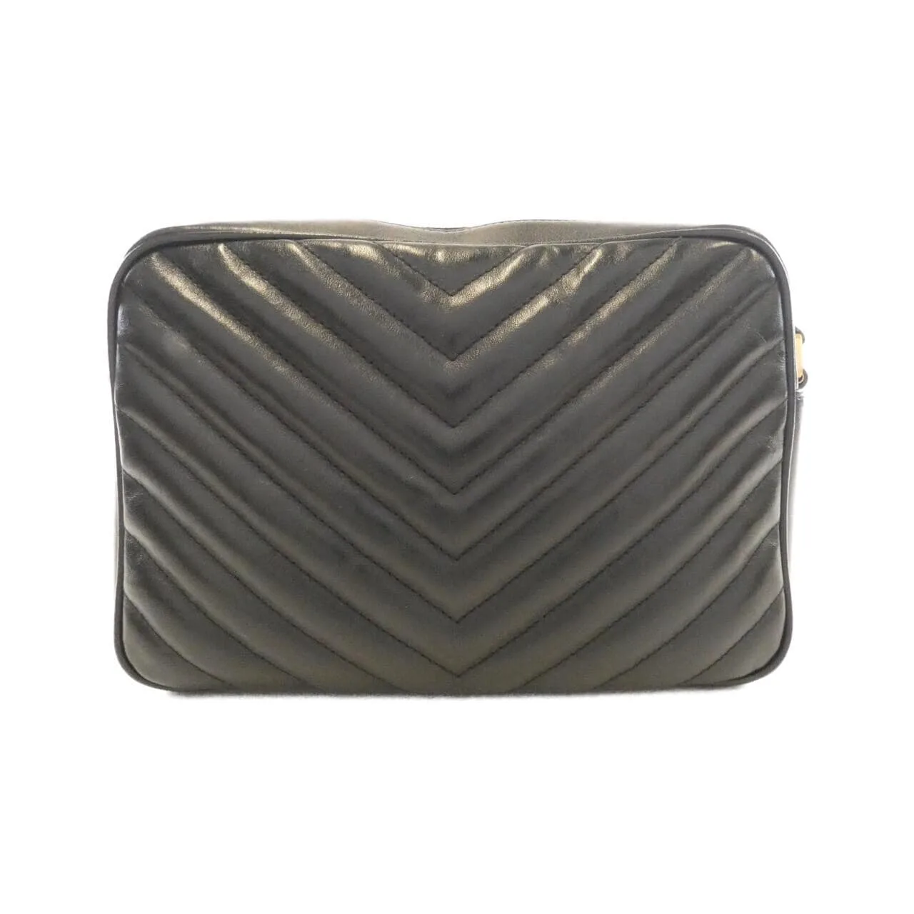SAINT LAURENT 612544 DV707 Shoulder 黑色 中古品A - 縮圖 2