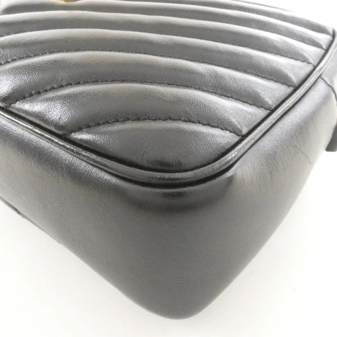 SAINT LAURENT 612544 DV707 Shoulder 黑色 中古品A - 縮圖 3