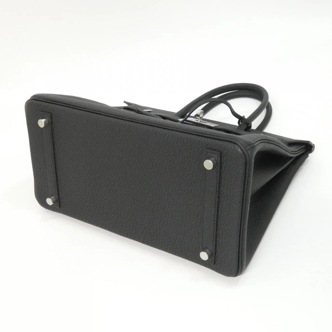 HERMES Birkin 030520CK Handbag Togo Black Togo Leather Unused - Thumbnail 3