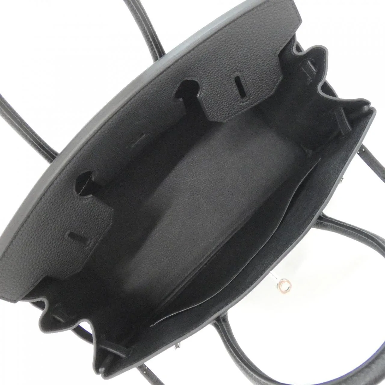 HERMES Birkin 030520CK Handbag Togo Black Togo Leather Unused - Thumbnail 6