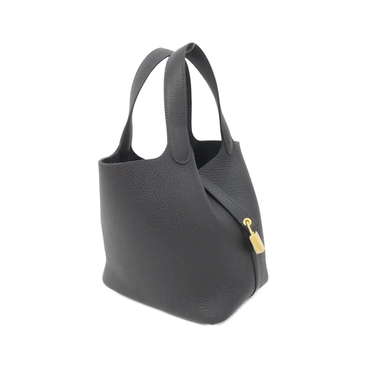 HERMES Picotin 056289CC Handbag Clemence