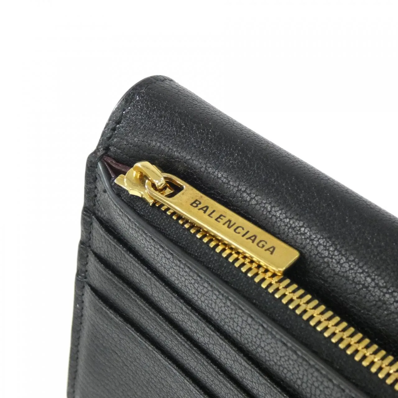 BALENCIAGA 786171 2ABLH Wallet Black Rank A - Thumbnail 4