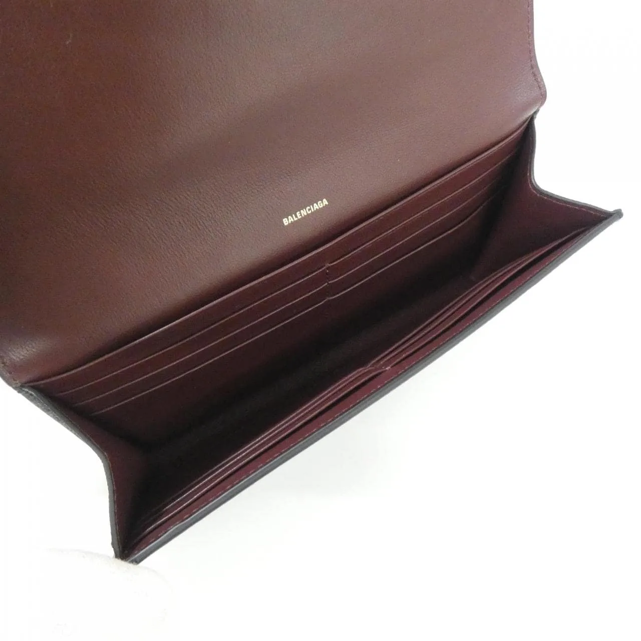 BALENCIAGA 786171 2ABLH Wallet Black Rank A - Thumbnail 5