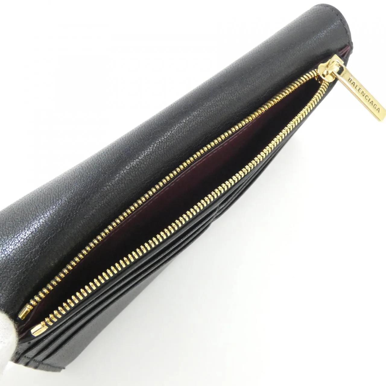 BALENCIAGA 786171 2ABLH Wallet Black Rank A - Thumbnail 8