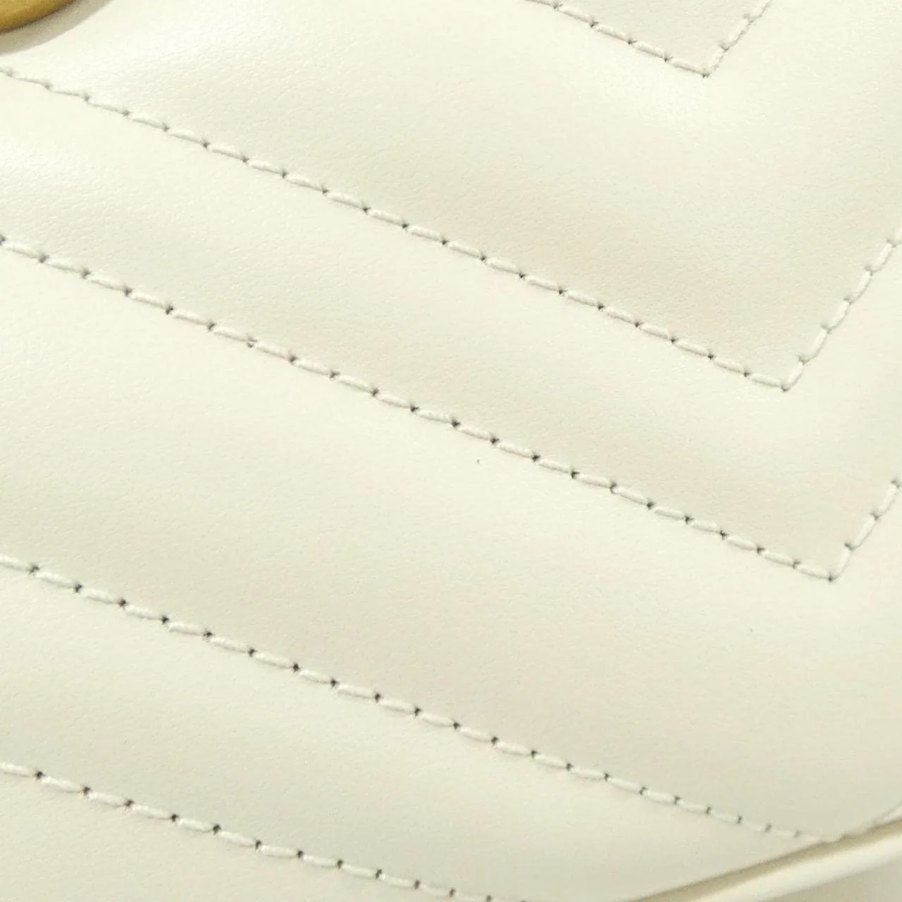 GUCCI Marmont 447632 DTD1T Shoulder Leather 黑色 皮革 中古品A - 縮圖 6