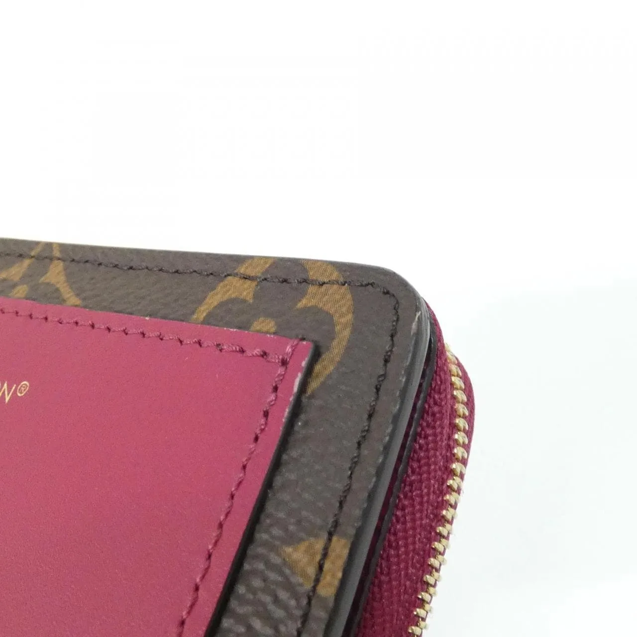 LOUIS VUITTON M82377 Wallet Monogram 黑色 Monogram 中古品A - 縮圖 3