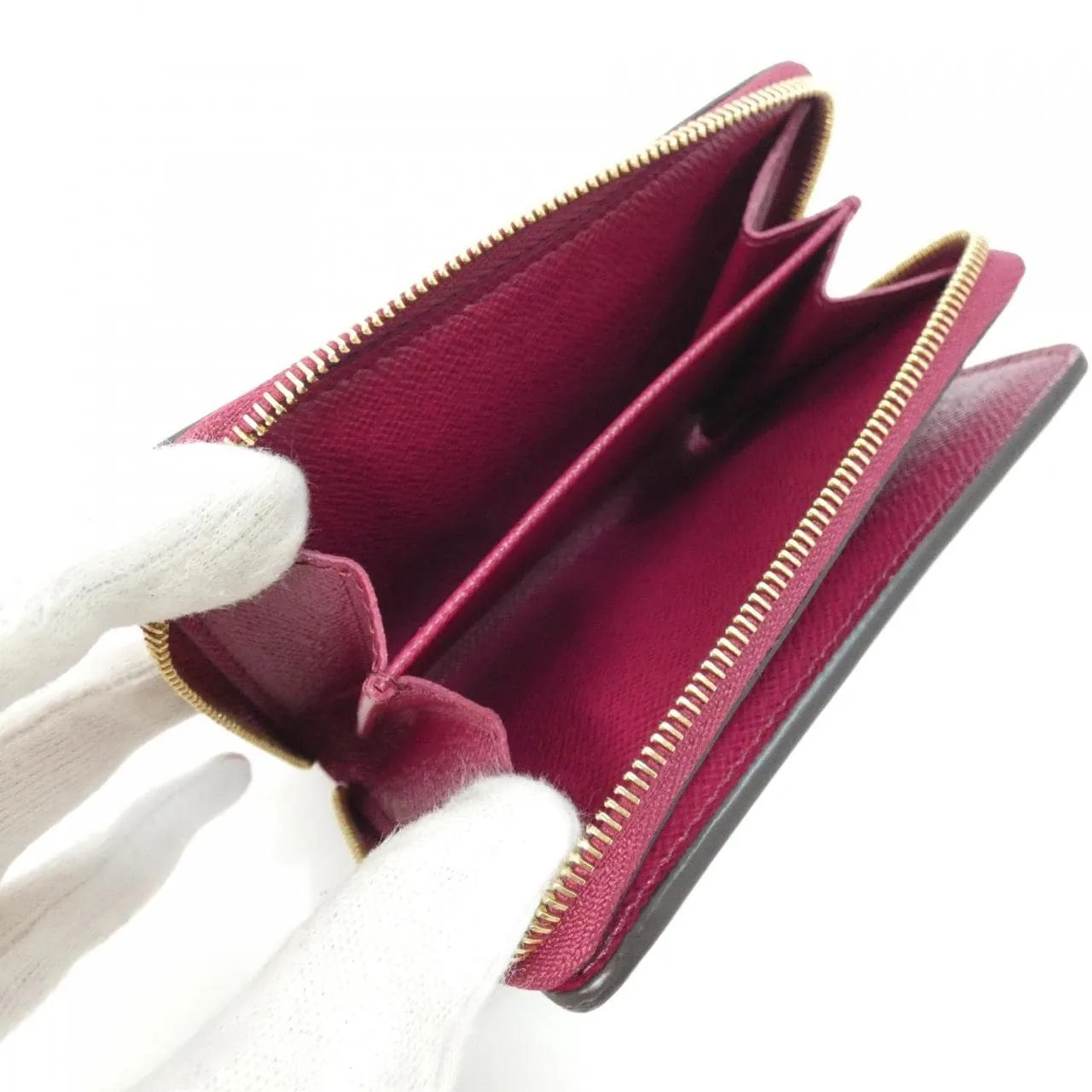 LOUIS VUITTON M82377 Wallet Monogram 黑色 Monogram 中古品A - 縮圖 5