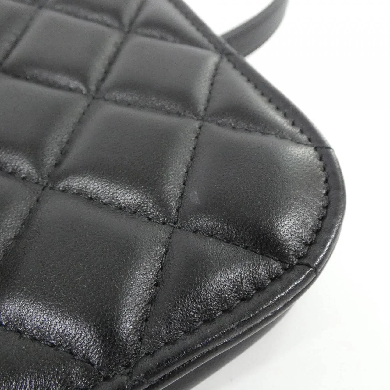 CHANEL Wallet Lambskin Black Lambskin Rank A - Thumbnail 3