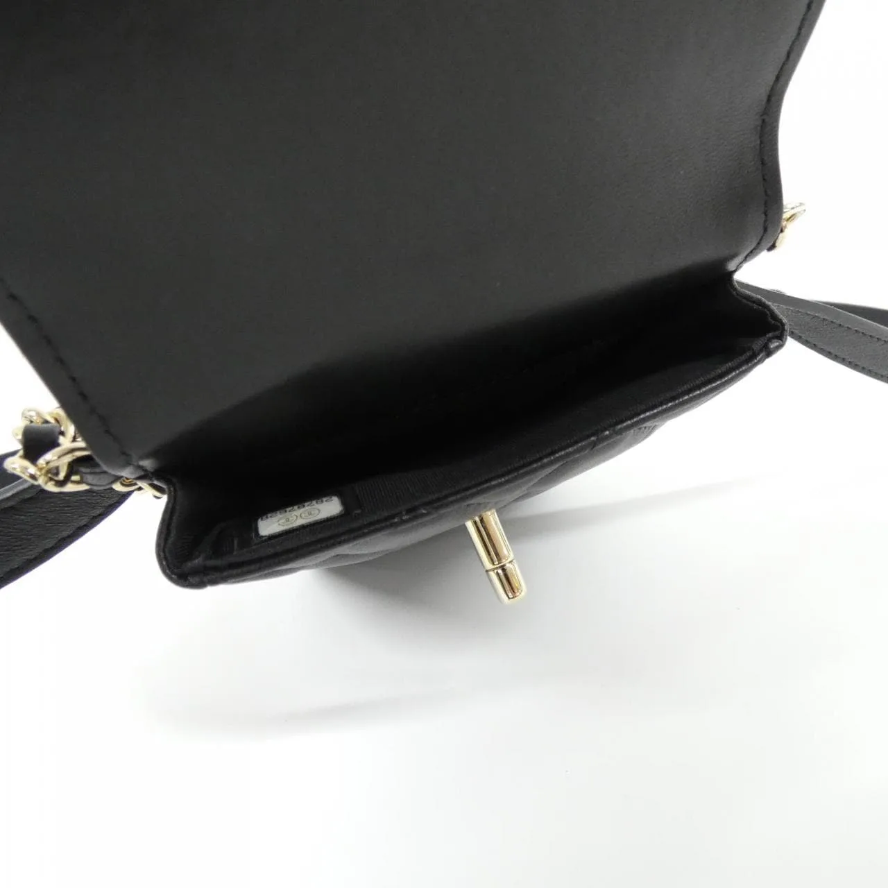 CHANEL Wallet Lambskin Black Lambskin Rank A - Thumbnail 5
