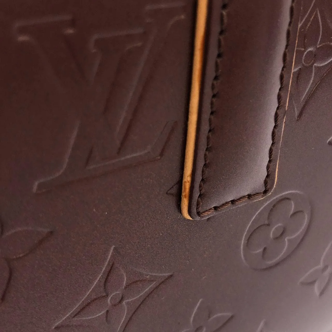 LOUIS VUITTON M55176 手提包 Monogram 黑色 Monogram 中古品A - 縮圖 5