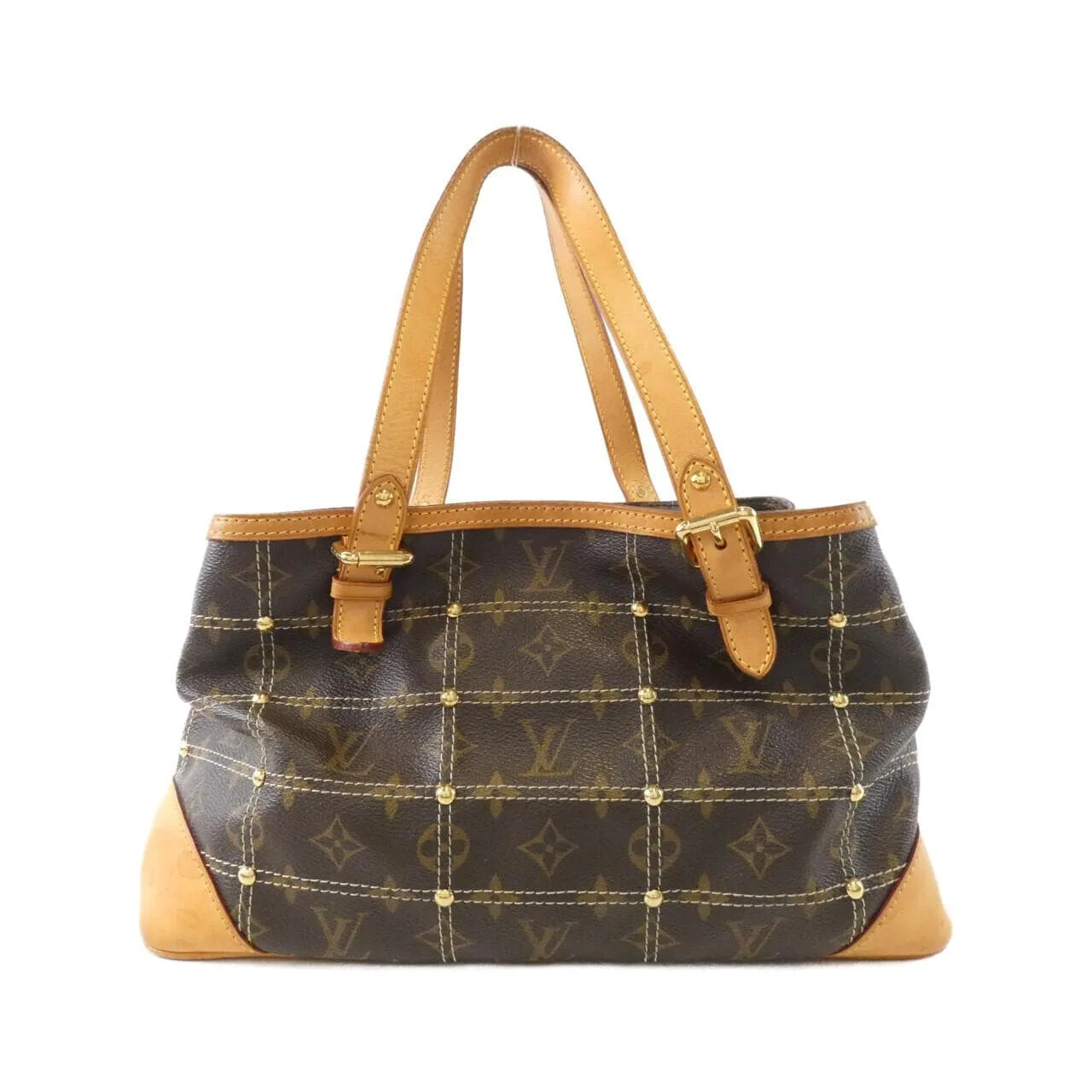 LOUIS VUITTON M40140 Handbag Monogram Black Monogram Rank B - Thumbnail 2