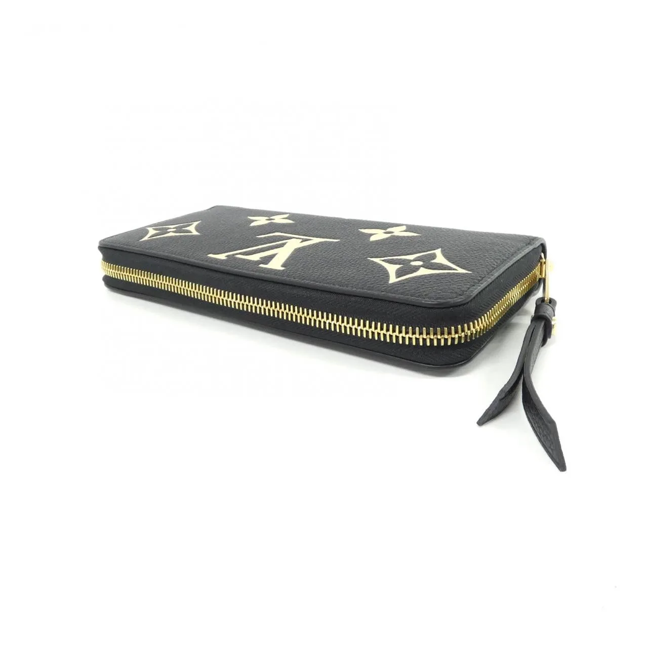 LOUIS VUITTON M80481 Wallet Monogram 黑色 Monogram 中古品A - 縮圖 2