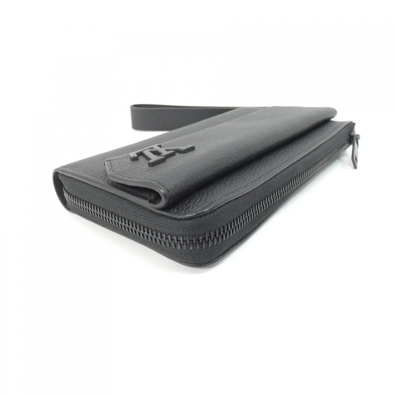 LOUIS VUITTON M69831 Wallet Lambskin 黑色 羊皮 中古品A - 縮圖 3
