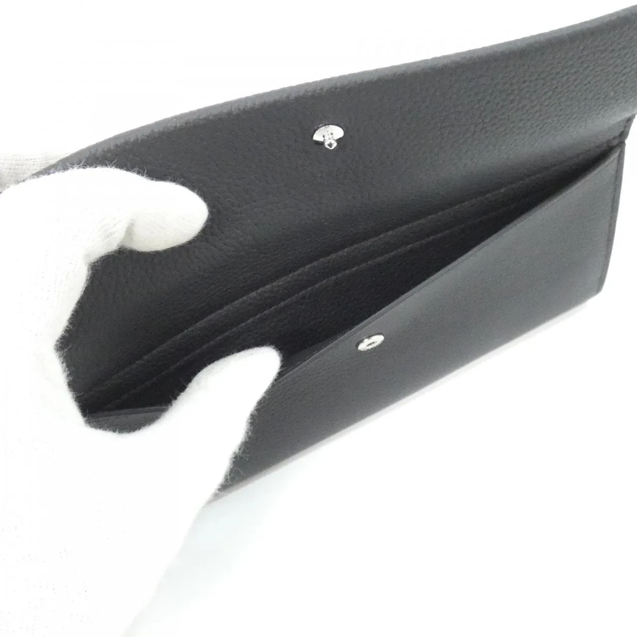 LOUIS VUITTON M69831 Wallet Lambskin 黑色 羊皮 中古品A - 縮圖 7