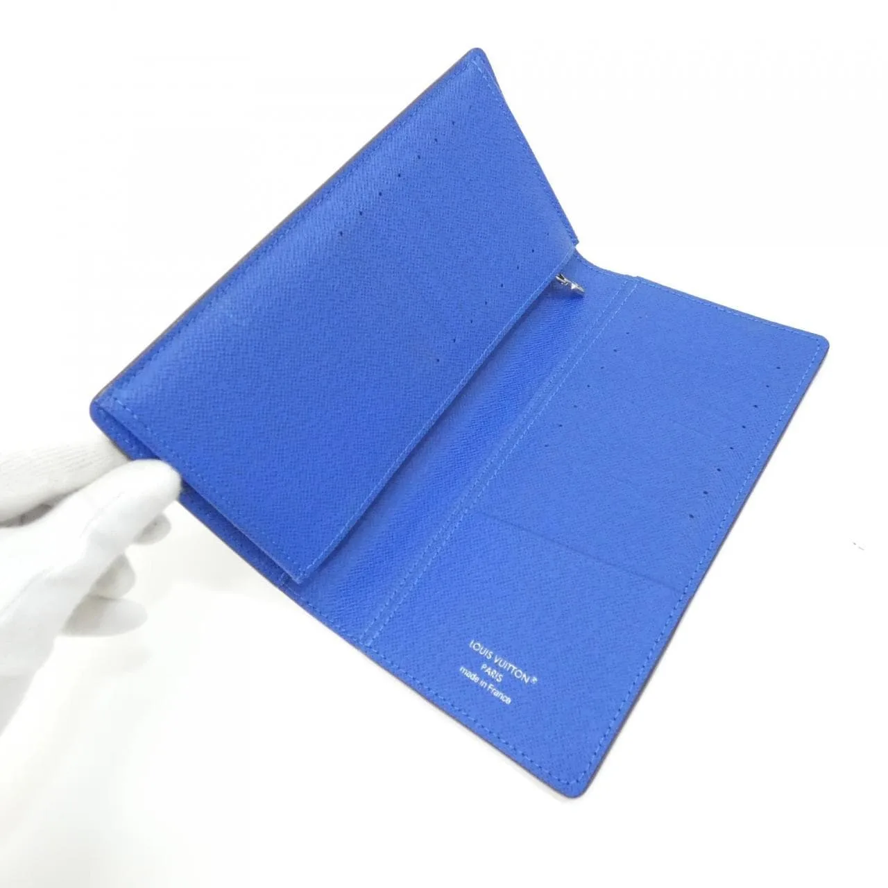 LOUIS VUITTON M11580 銀包 藍色 中古品A - 縮圖 7