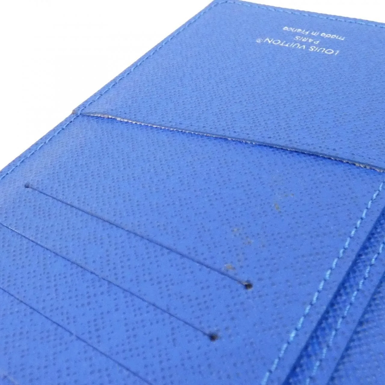 LOUIS VUITTON M11580 銀包 藍色 中古品A - 縮圖 8