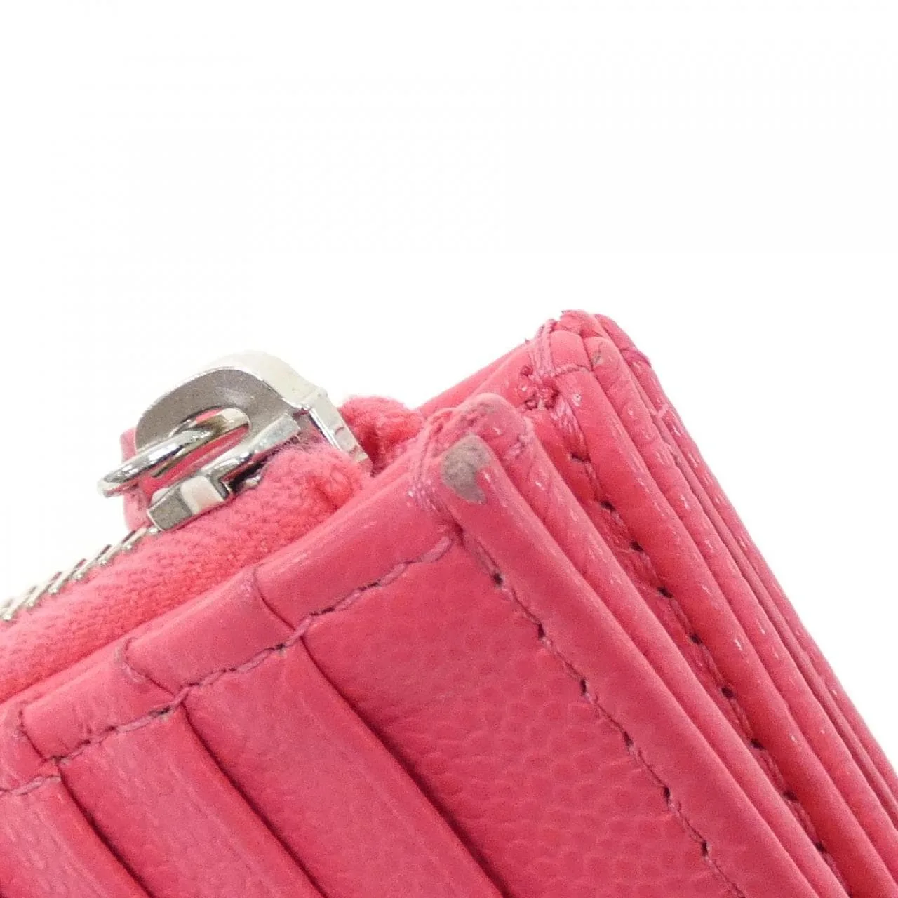 CHANEL Timeless Classic AP2570 Card Case Grained Calfskin Pink Grained Calfskin Rank A - Thumbnail 4