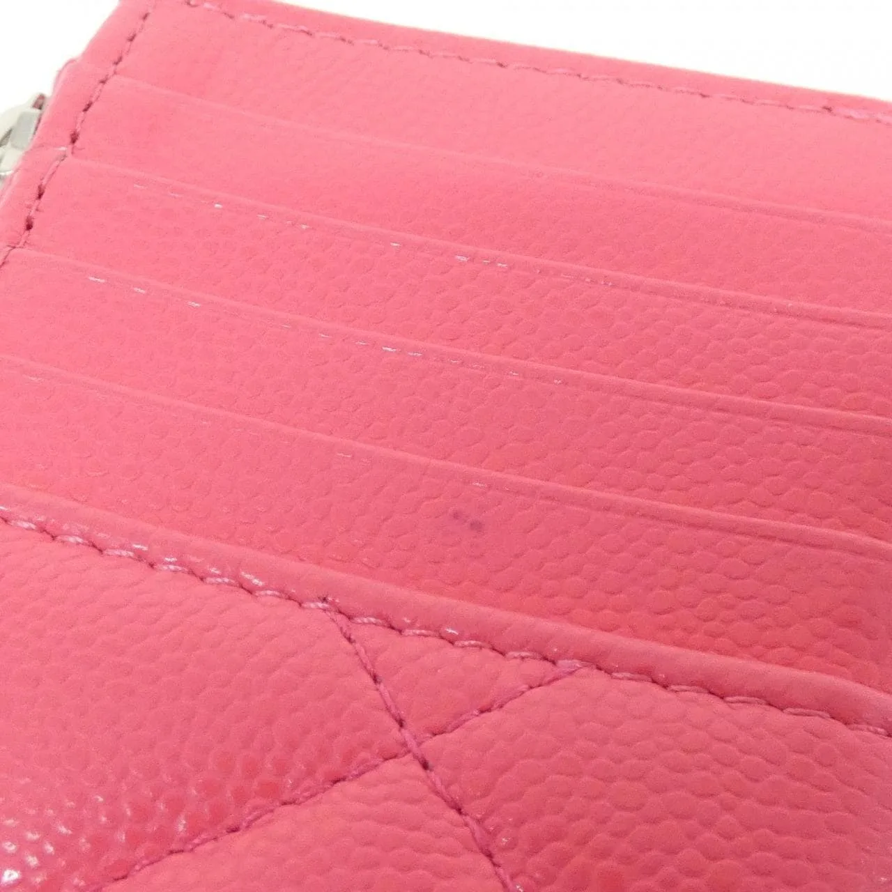 CHANEL Timeless Classic AP2570 Card Case Grained Calfskin Pink Grained Calfskin Rank A - Thumbnail 5