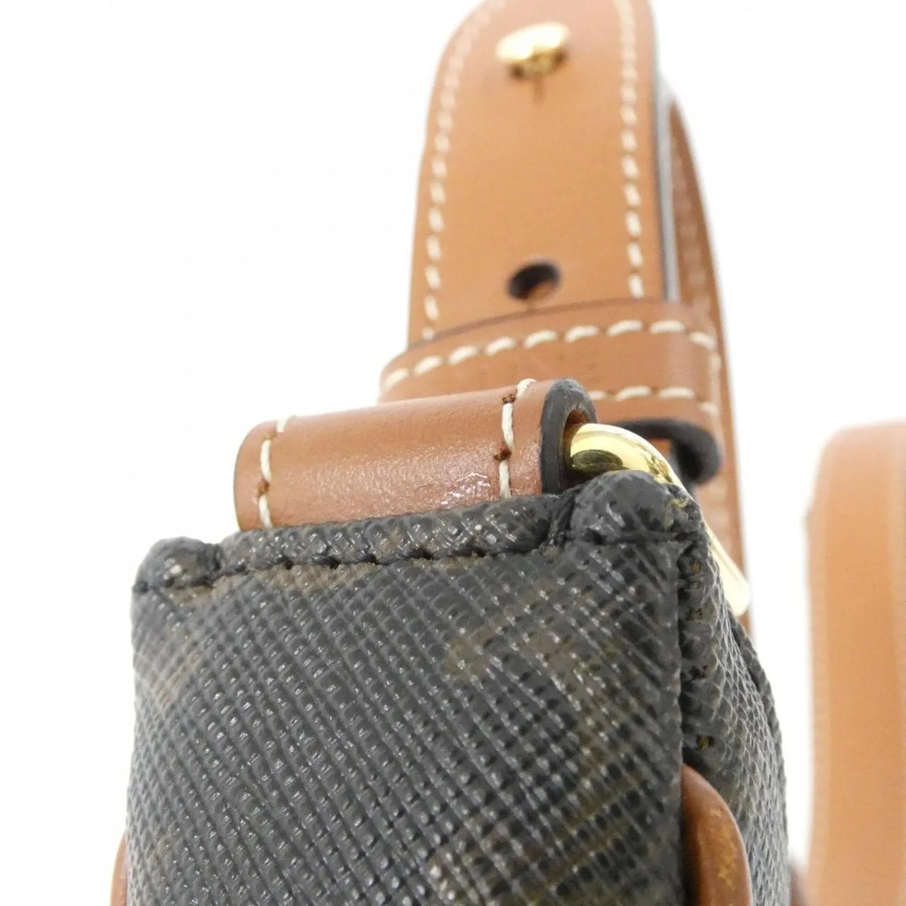 CELINE Ava 193952BZJ Shoulder Canvas Black Canvas Rank A - Thumbnail 4