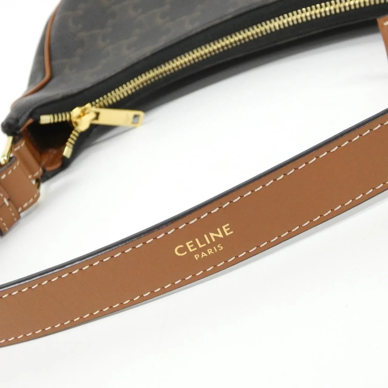 CELINE Ava 193952BZJ Shoulder Canvas Black Canvas Rank A - Thumbnail 5