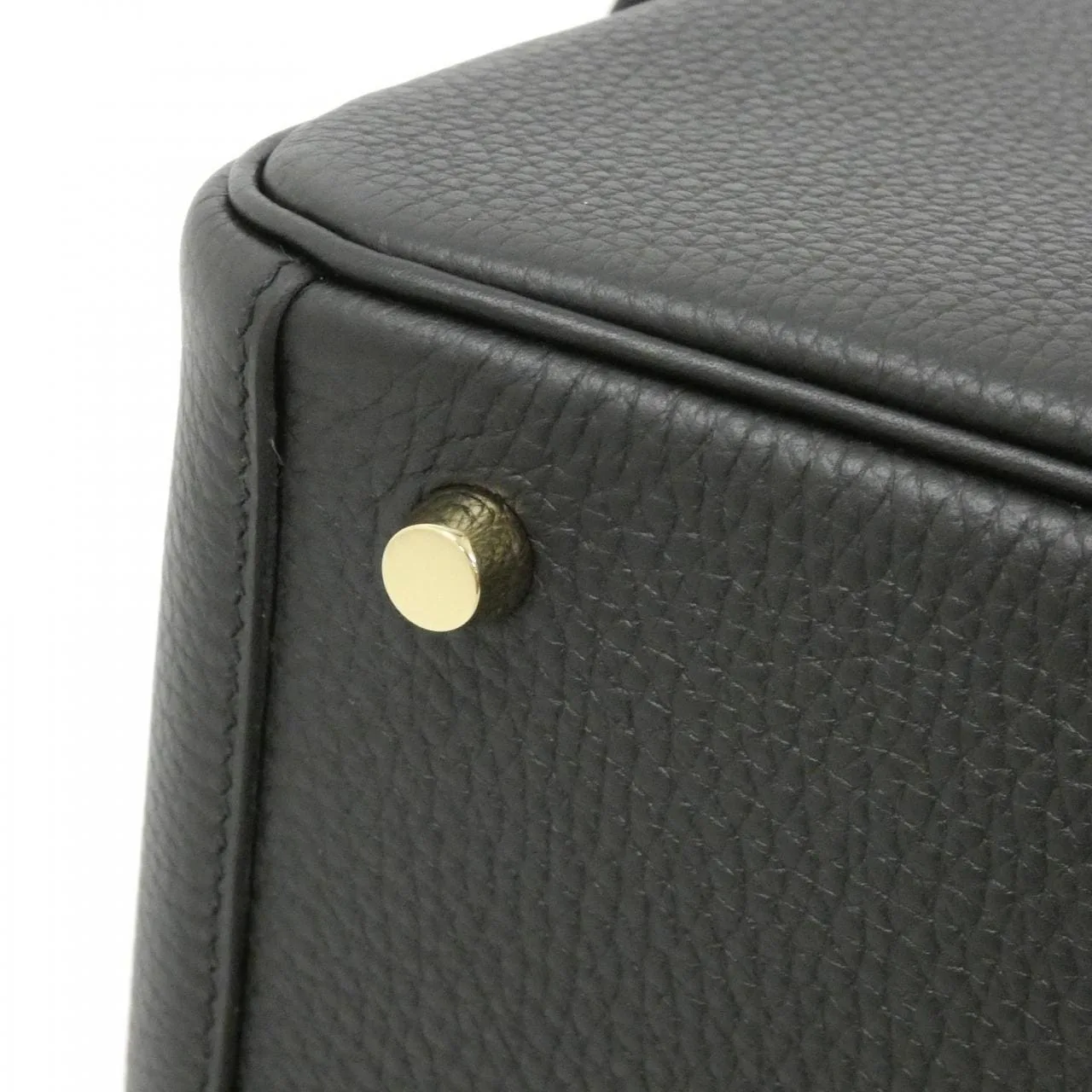 HERMES Lindy 073428CC Shoulder Clemence Black Clemence Leather Rank A - Thumbnail 3