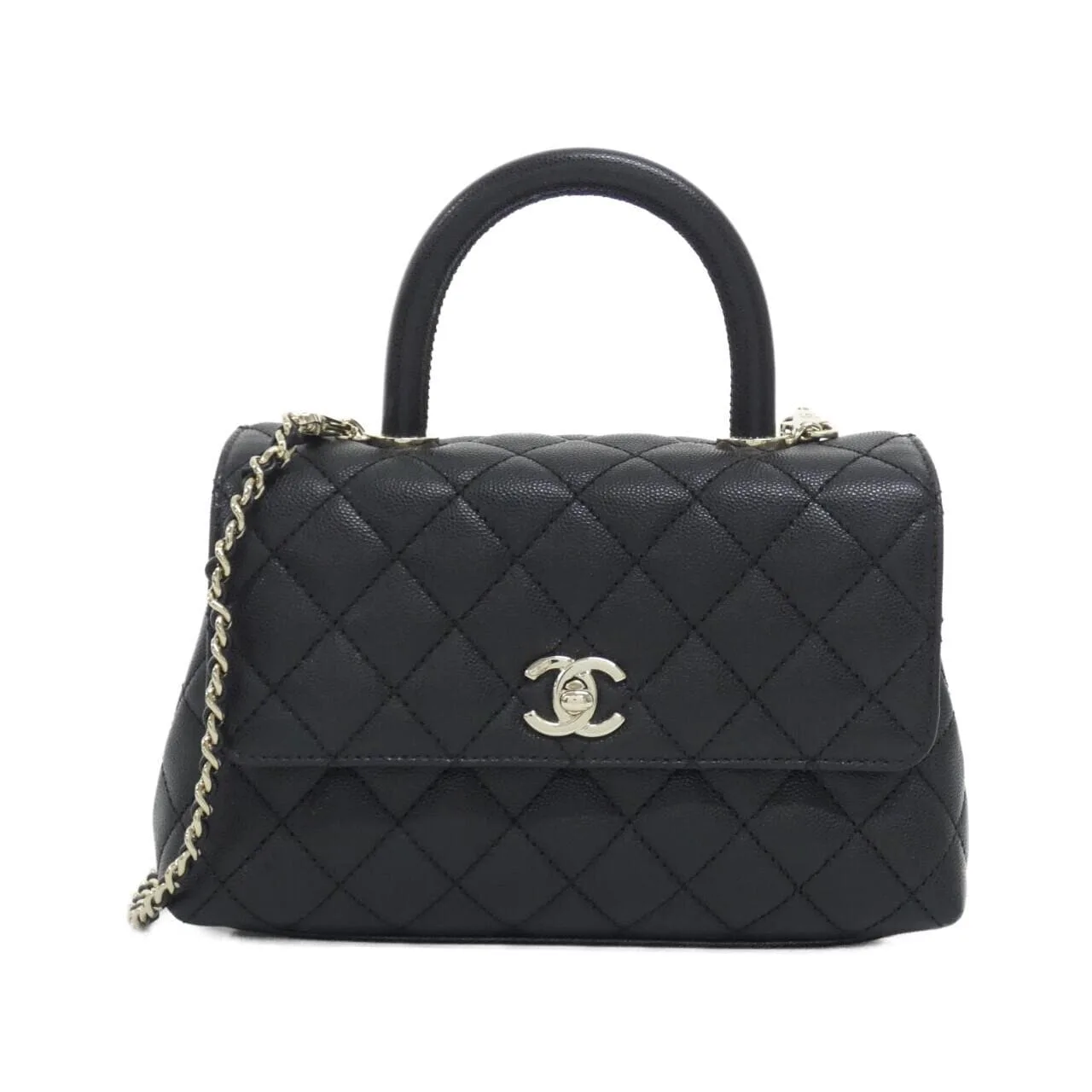 CHANEL Matelasse 92990 Handbag Grained Calfskin
