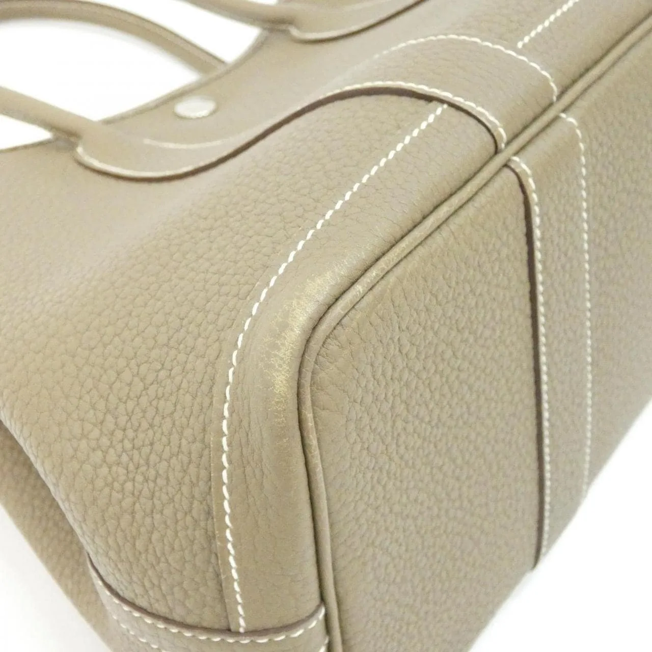 HERMES Garden Party 051568CK Tote Etoupe Rank B - Thumbnail 2