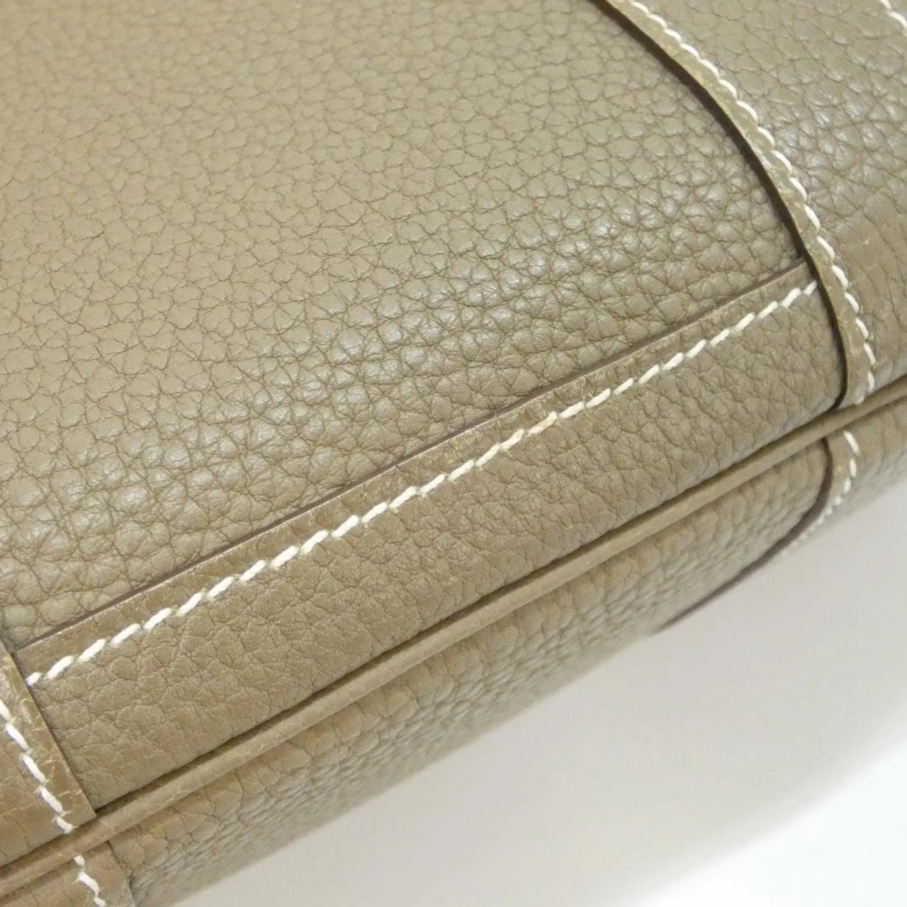 HERMES Garden Party 051568CK Tote Etoupe Rank B - Thumbnail 3