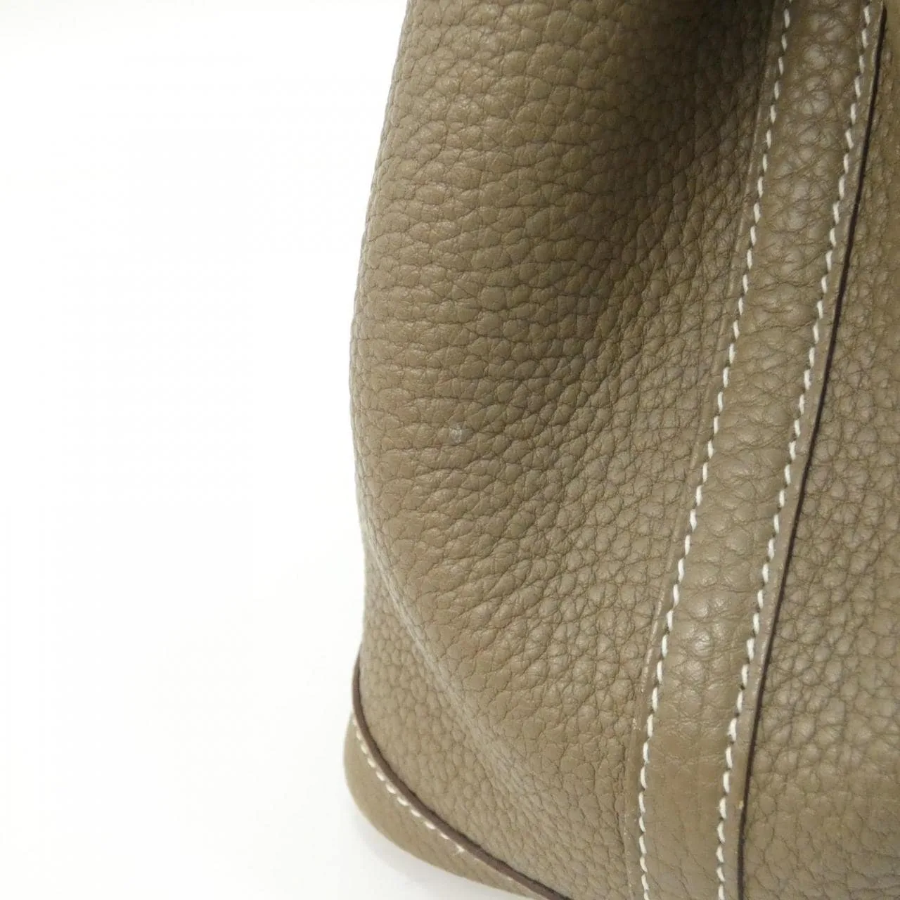 HERMES Garden Party 051568CK Tote Etoupe Rank B - Thumbnail 5