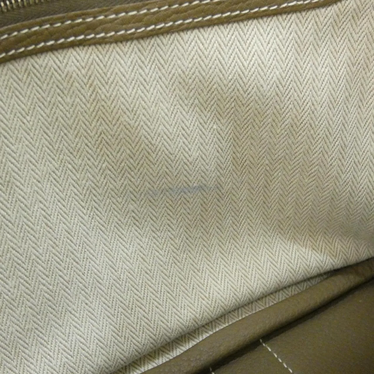 HERMES Garden Party 051568CK Tote Etoupe Rank B - Thumbnail 10