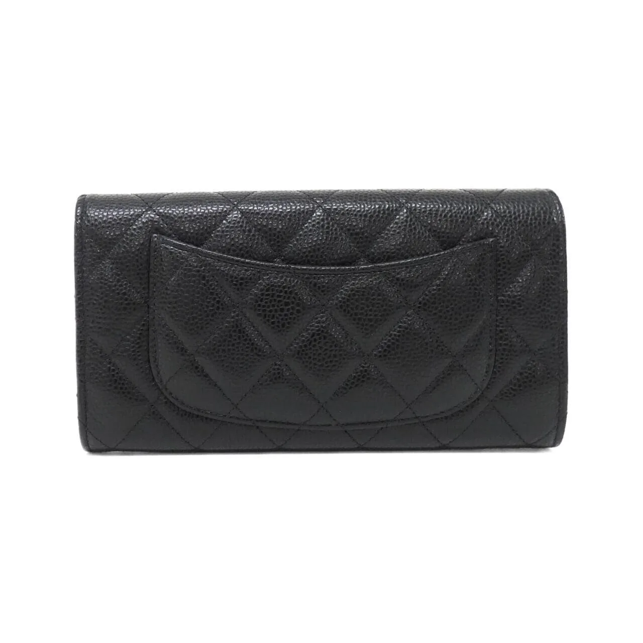 CHANEL Timeless Classic AP0241 Wallet Grained Calfskin Black Grained Calfskin Rank A - Thumbnail 2
