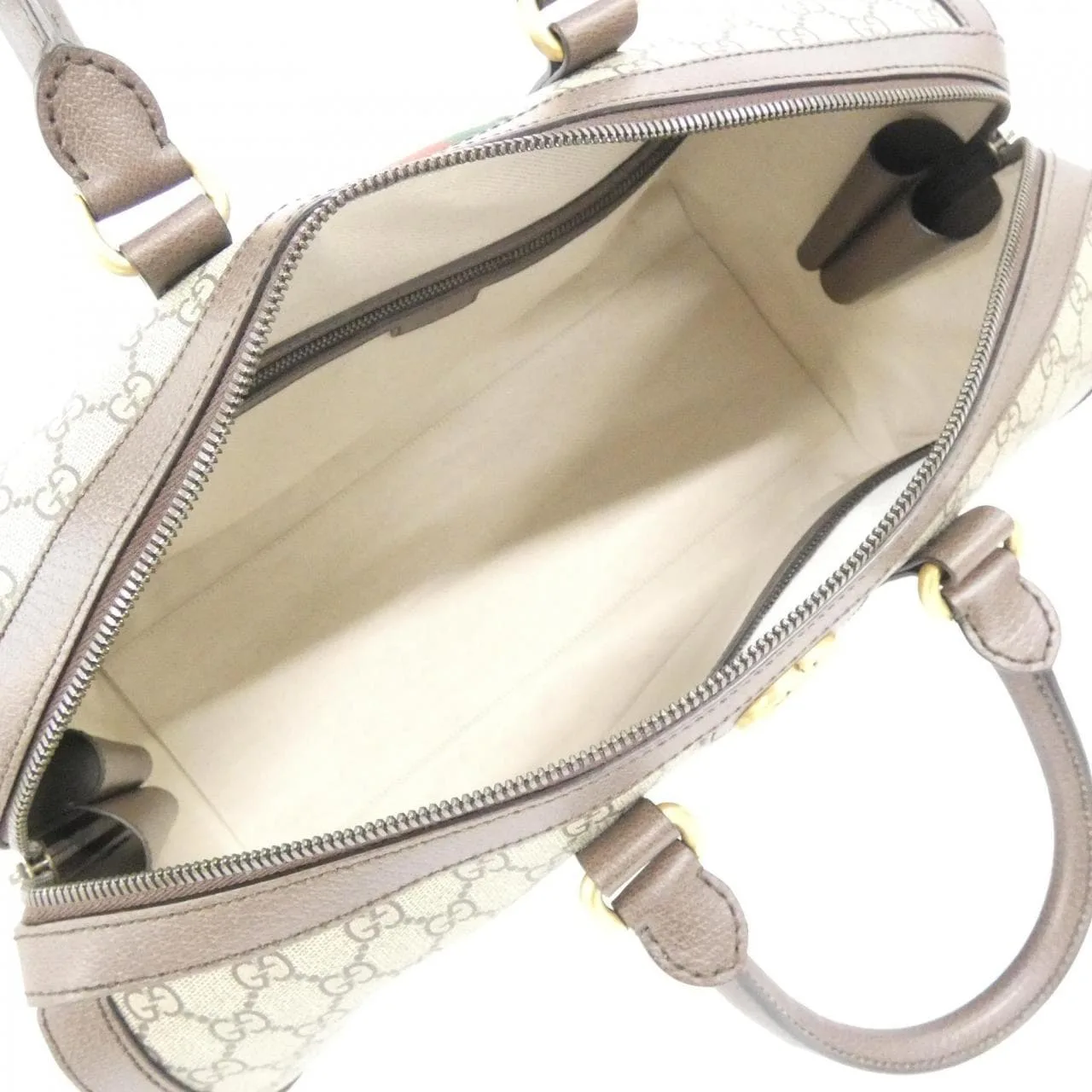 GUCCI 724642 9C2ST 波士頓包 帆布 黑色 帆布 中古品A - 縮圖 5