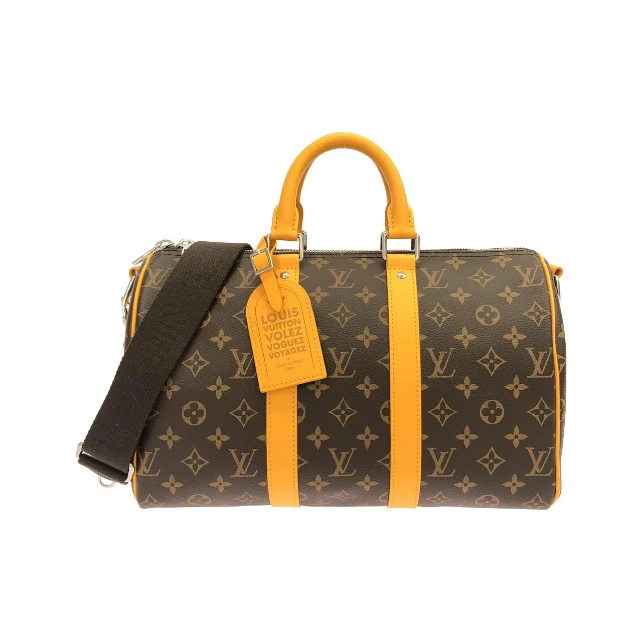 LOUIS VUITTON Keepall M13201 波士頓包 Monogram Black