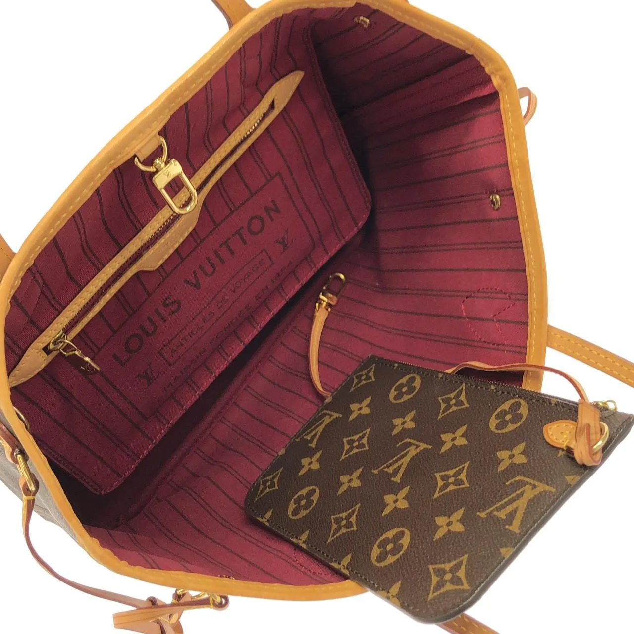 LOUIS VUITTON Neverfull M41001 Tote Monogram Black Monogram Rank A - Thumbnail 6