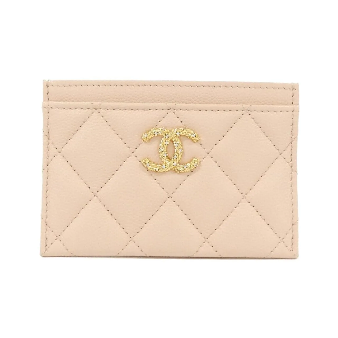 CHANEL AP5080 Card Case Grained Calfskin