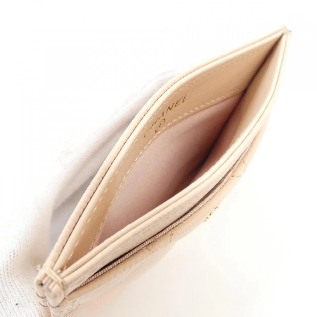 CHANEL AP5080 Card Case Grained Calfskin Pink Grained Calfskin Unused - Thumbnail 4
