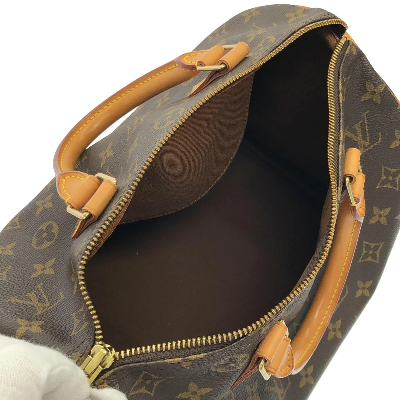 LOUIS VUITTON Speedy M41526 Boston Monogram Black Monogram Rank A - Thumbnail 9