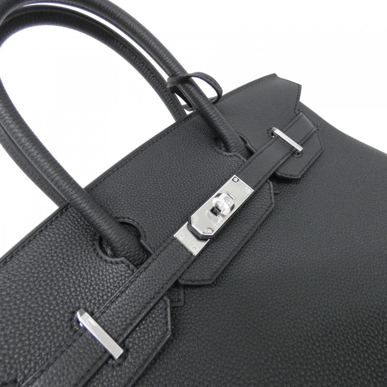 HERMES Birkin 030520CK Handbag Togo Black Togo Leather Unused - Thumbnail 5