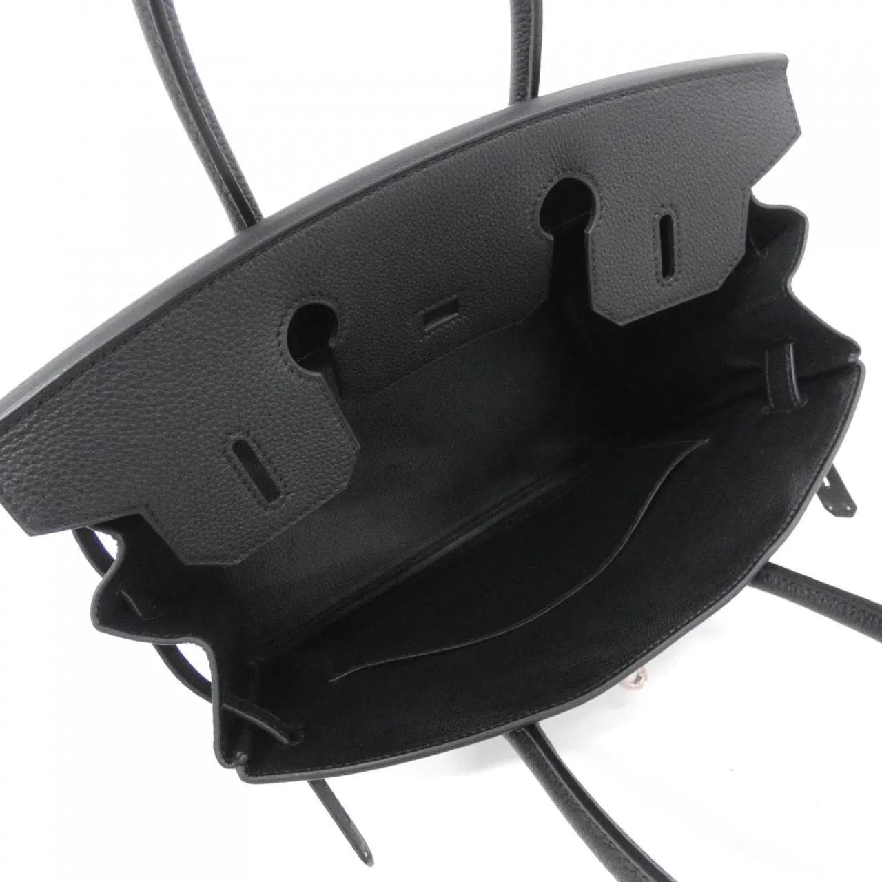 HERMES Birkin 030520CK Handbag Togo Black Togo Leather Unused - Thumbnail 7