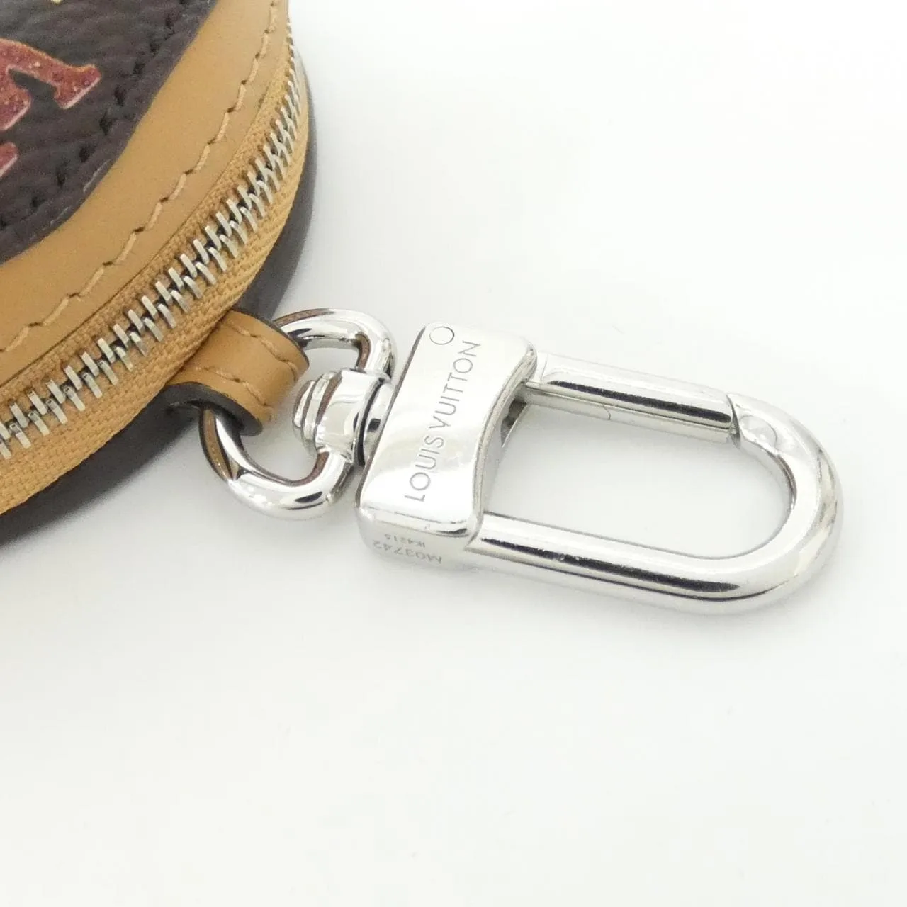 LOUIS VUITTON M03742 鎖匙包 帆布 黑色 帆布 中古品A - 縮圖 5
