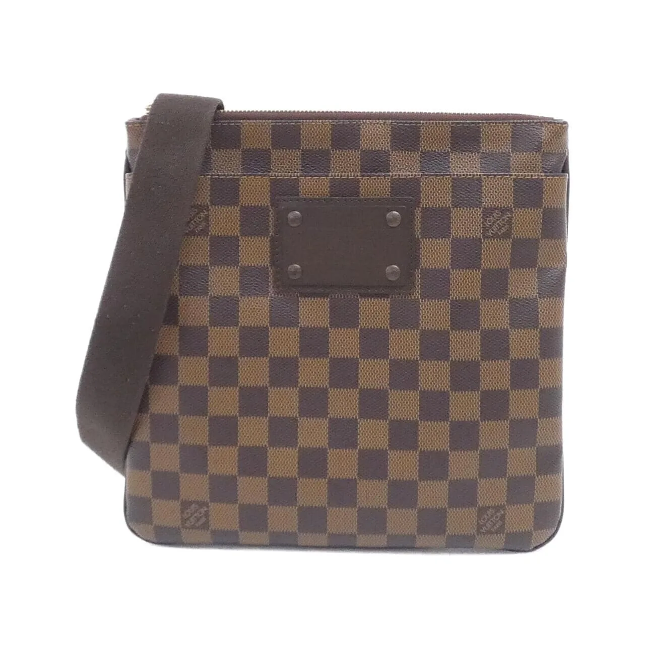 LOUIS VUITTON Pochette N41100 Shoulder Damier Black