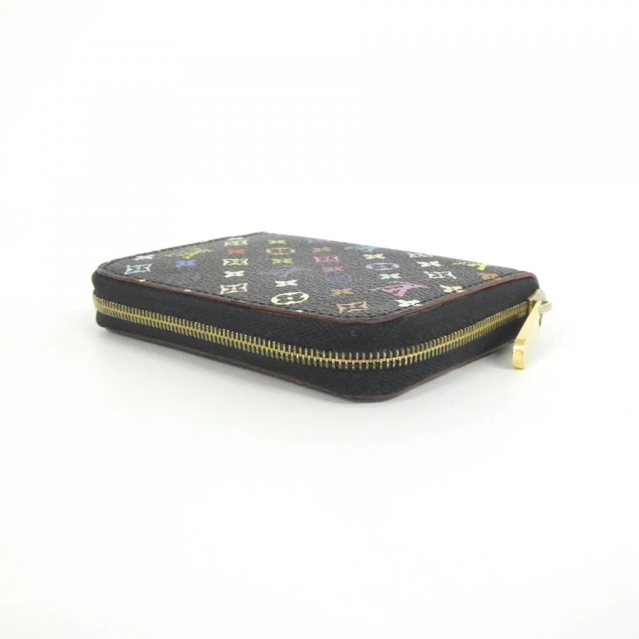 LOUIS VUITTON M93740 Coin Case Canvas Multicolor 帆布 中古品A - 縮圖 2
