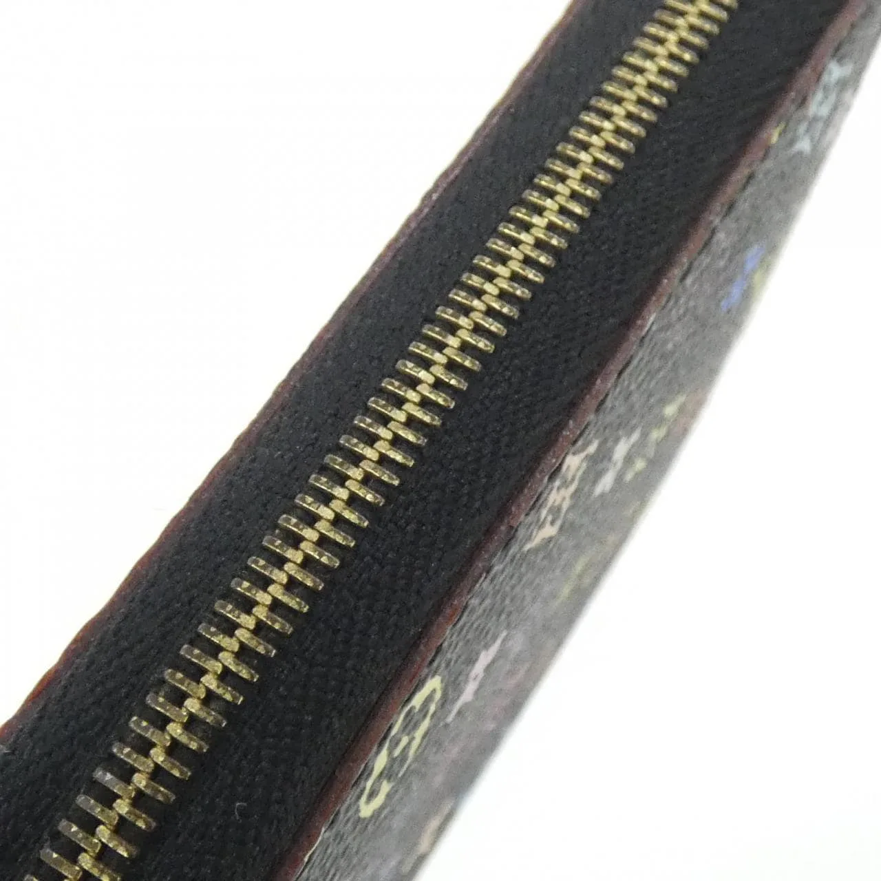 LOUIS VUITTON M93740 Coin Case Canvas Multicolor 帆布 中古品A - 縮圖 4